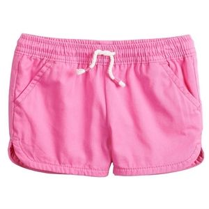 Jumping Beans Infant Girl Pink Dolphin Hem Drawstring Shorts, Size 18 Months